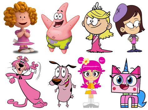 pink tv show characters|30 Most Adorable Pink Cartoon Characters of All